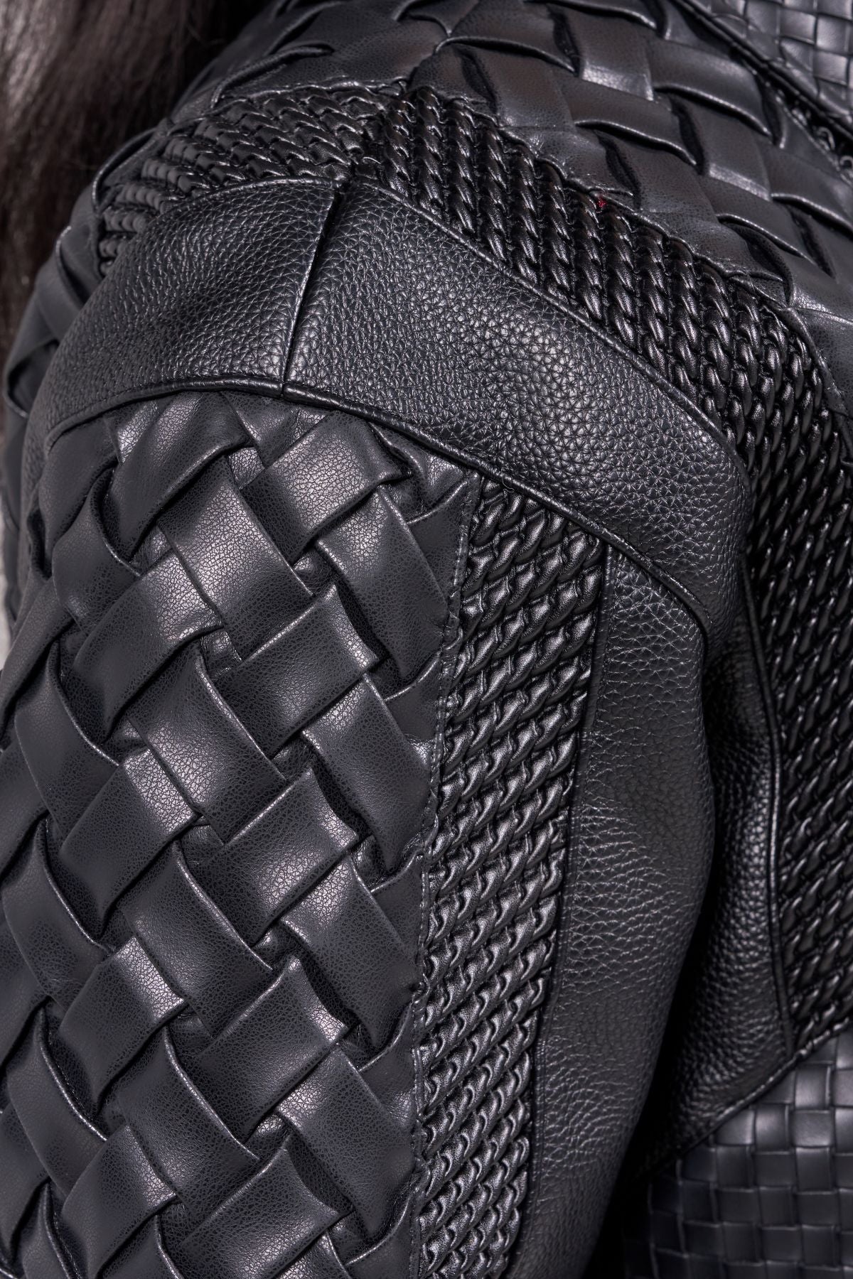 ALONSO-BLACK BOMBER JACKET - Image 6