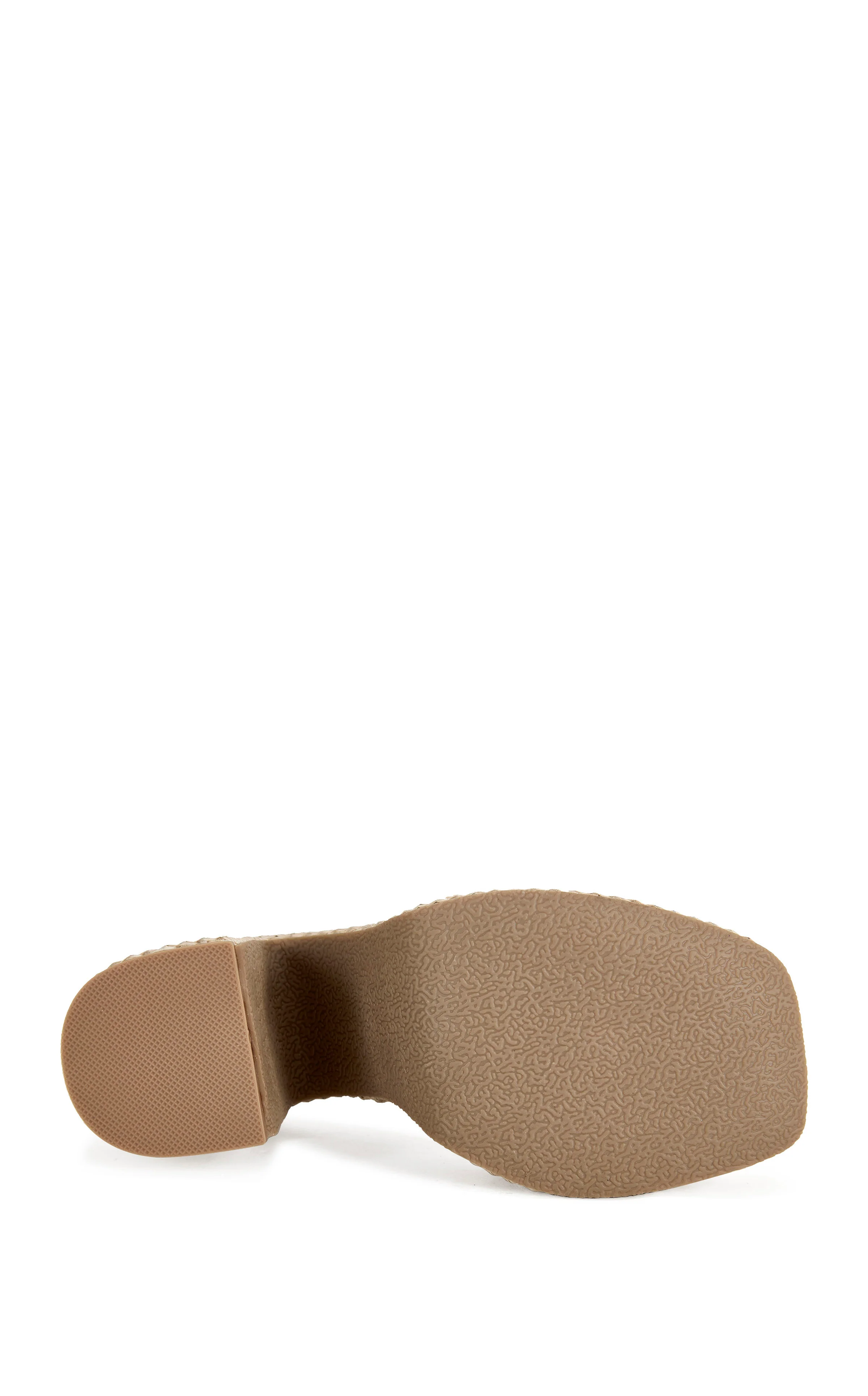 ANIKET-BEIGE WICKER PLATFORM SANDAL - Image 5