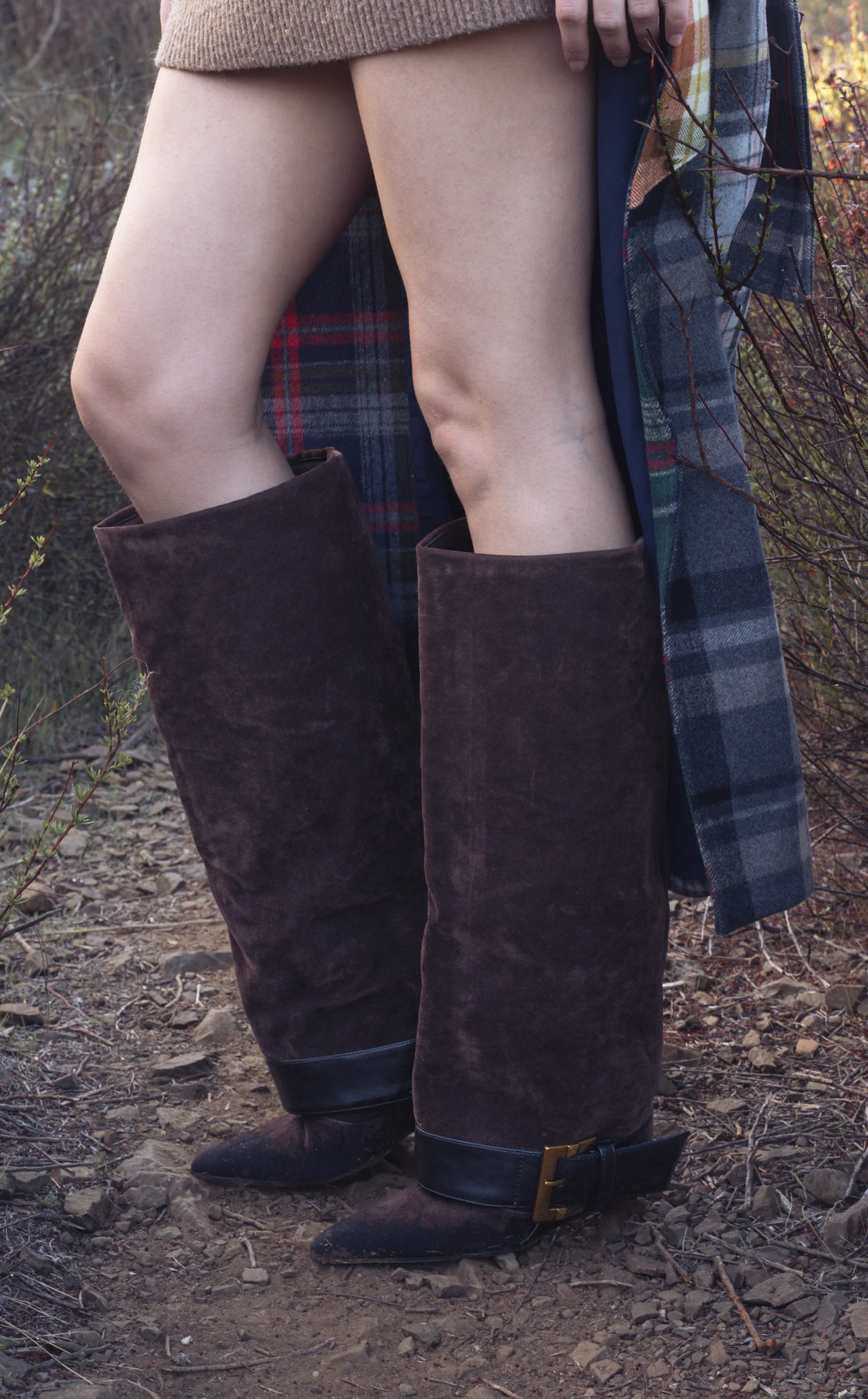 ANTONINA-BROWN WEDGE BOOT - Image 6