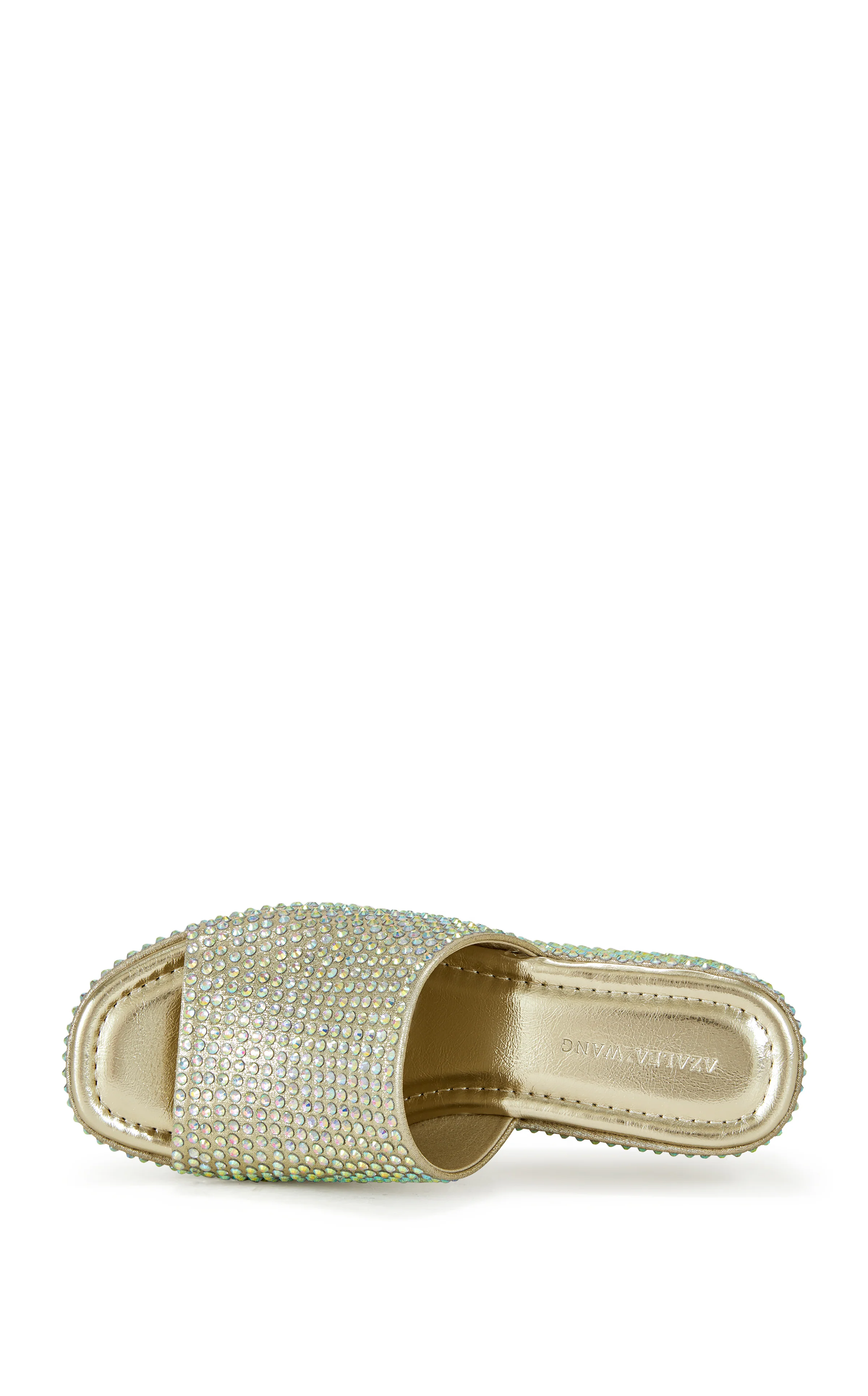 ARACHNA-GOLD RHINESTONE PLATFORM SANDAL - Image 5