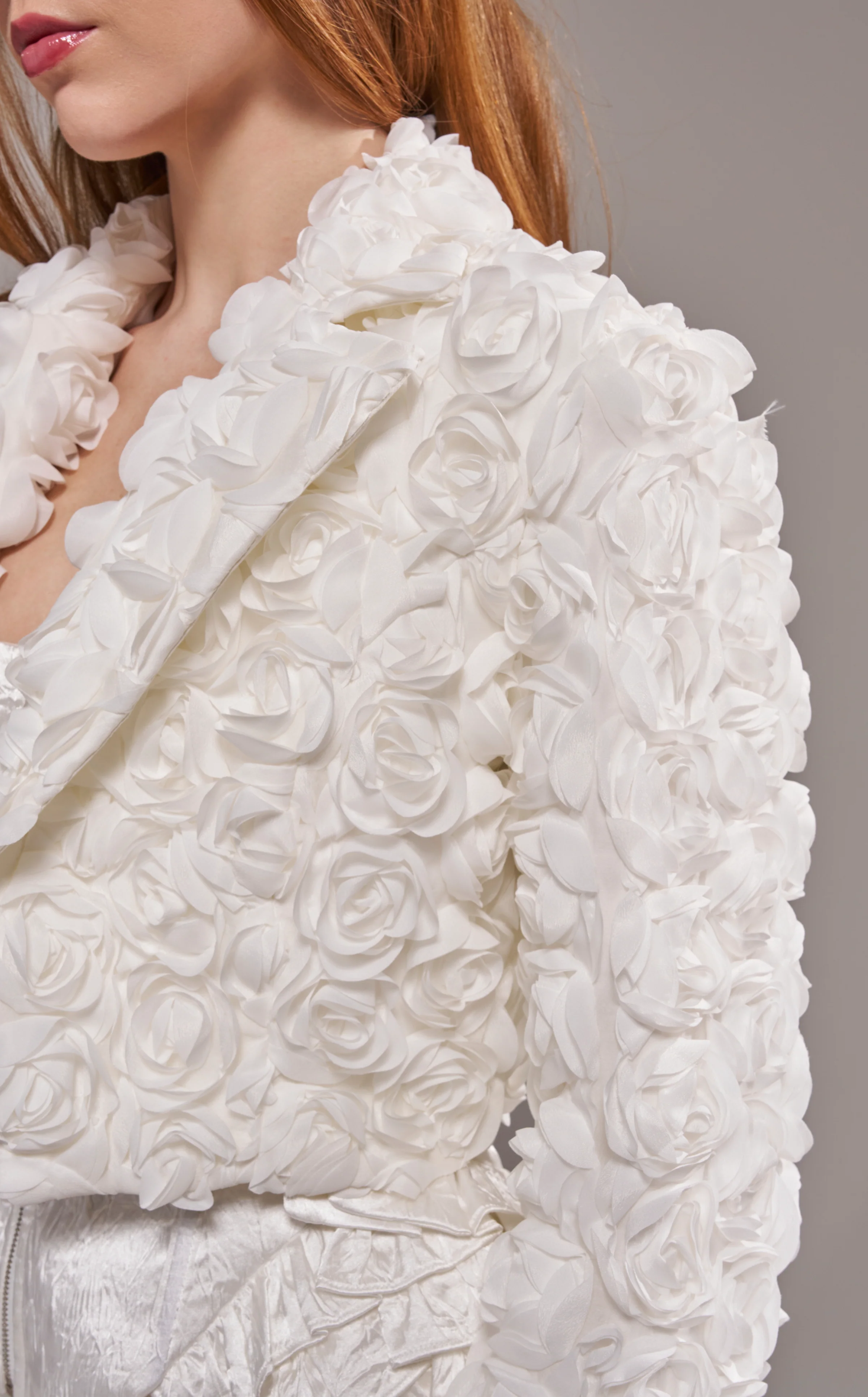 BRIARROSE-WHITE ROSETTE BLAZER - Image 5