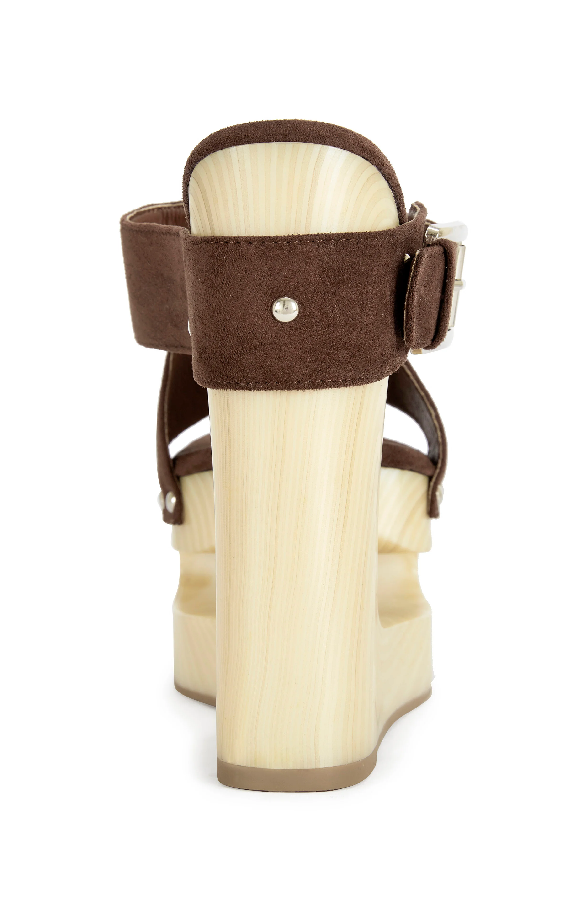 ELGEDI-CHOCOLATE WEDGE SANDAL - Image 3