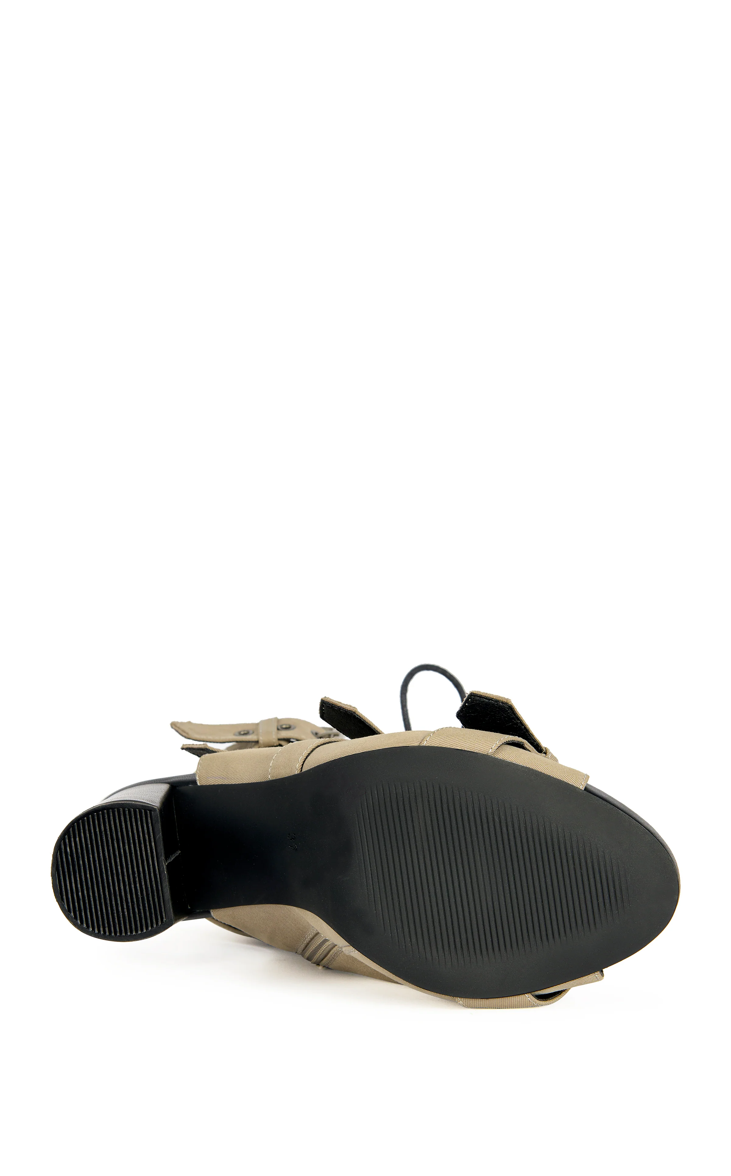 LOOM-TAUPE BLOCK SANDAL BOOTIE - Image 5