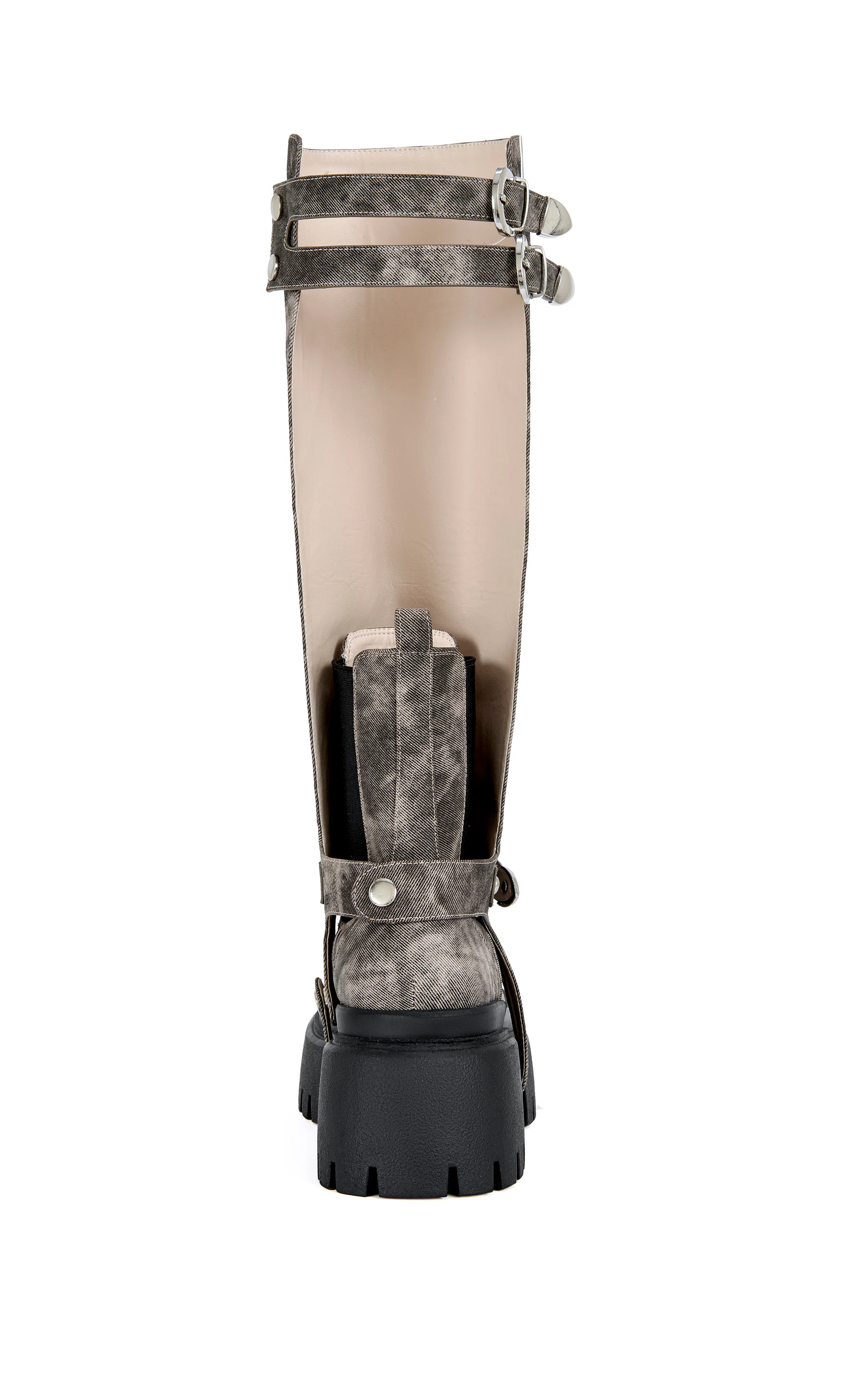 RAMPAGE-BROWN DISTRESSED 2 WAY HARNESS BOOT - Image 4