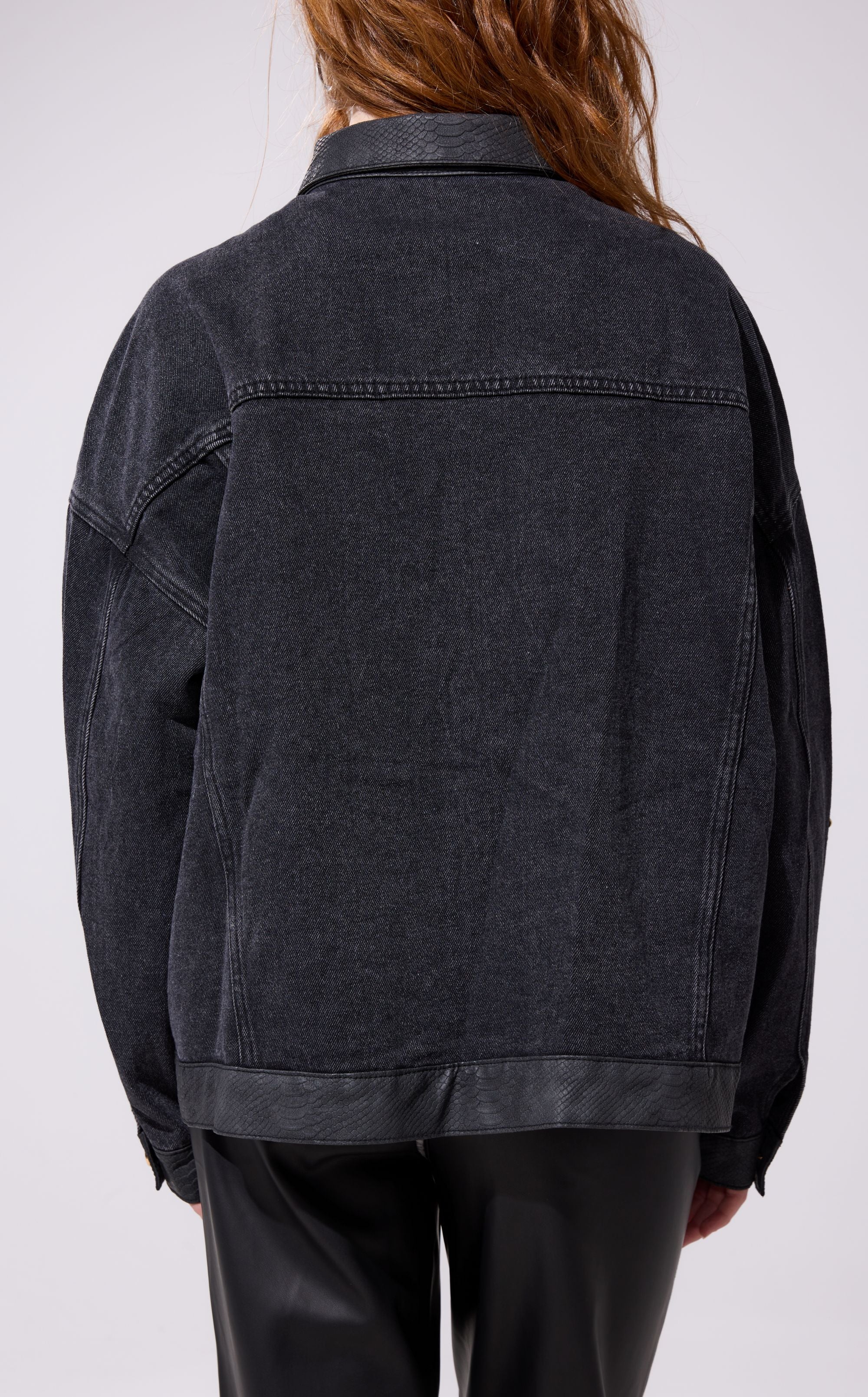 RICKI-BLACK STUDDED DENIM JACKET - Image 5