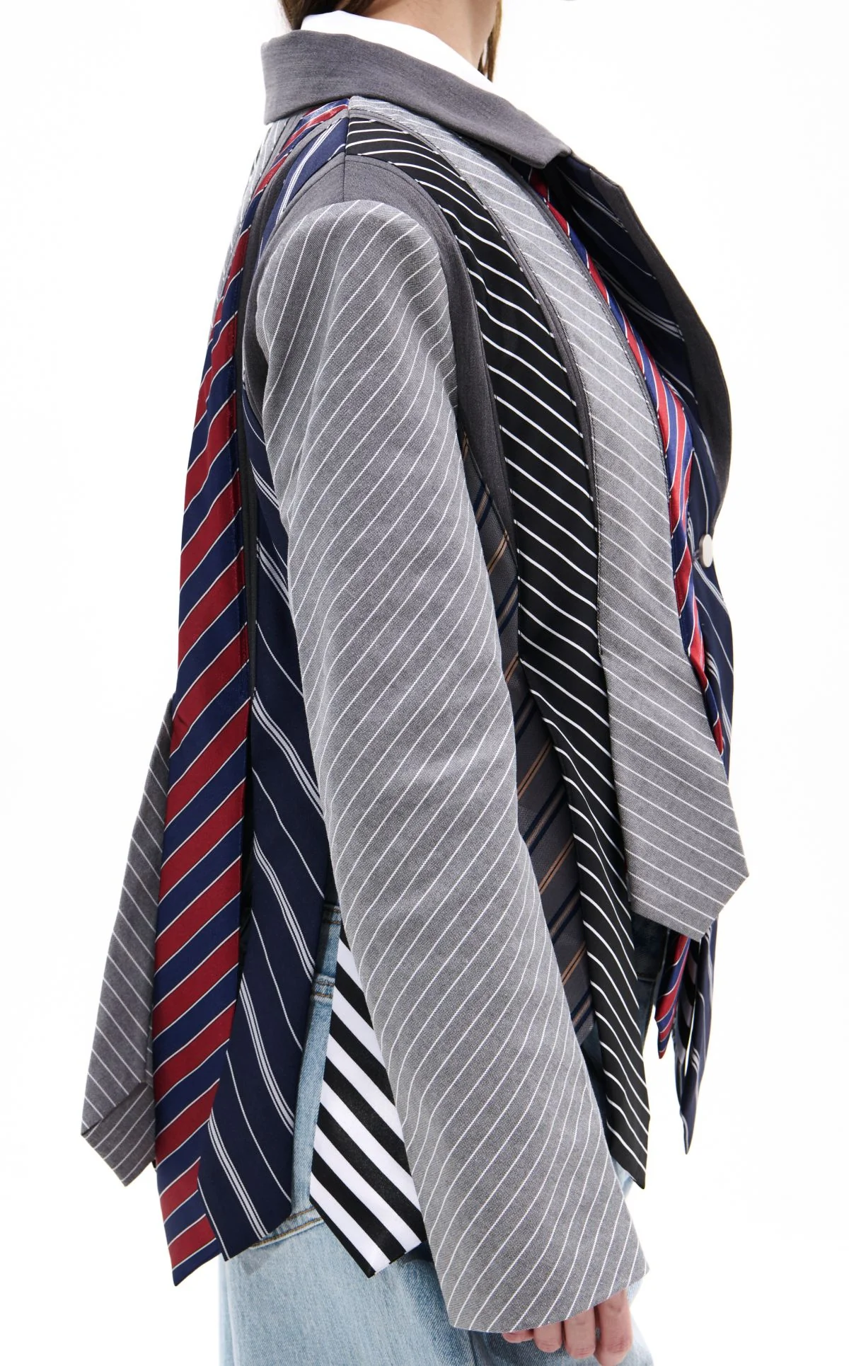 SAVIOR-BLUEMULTI TIE BLAZER - Image 3