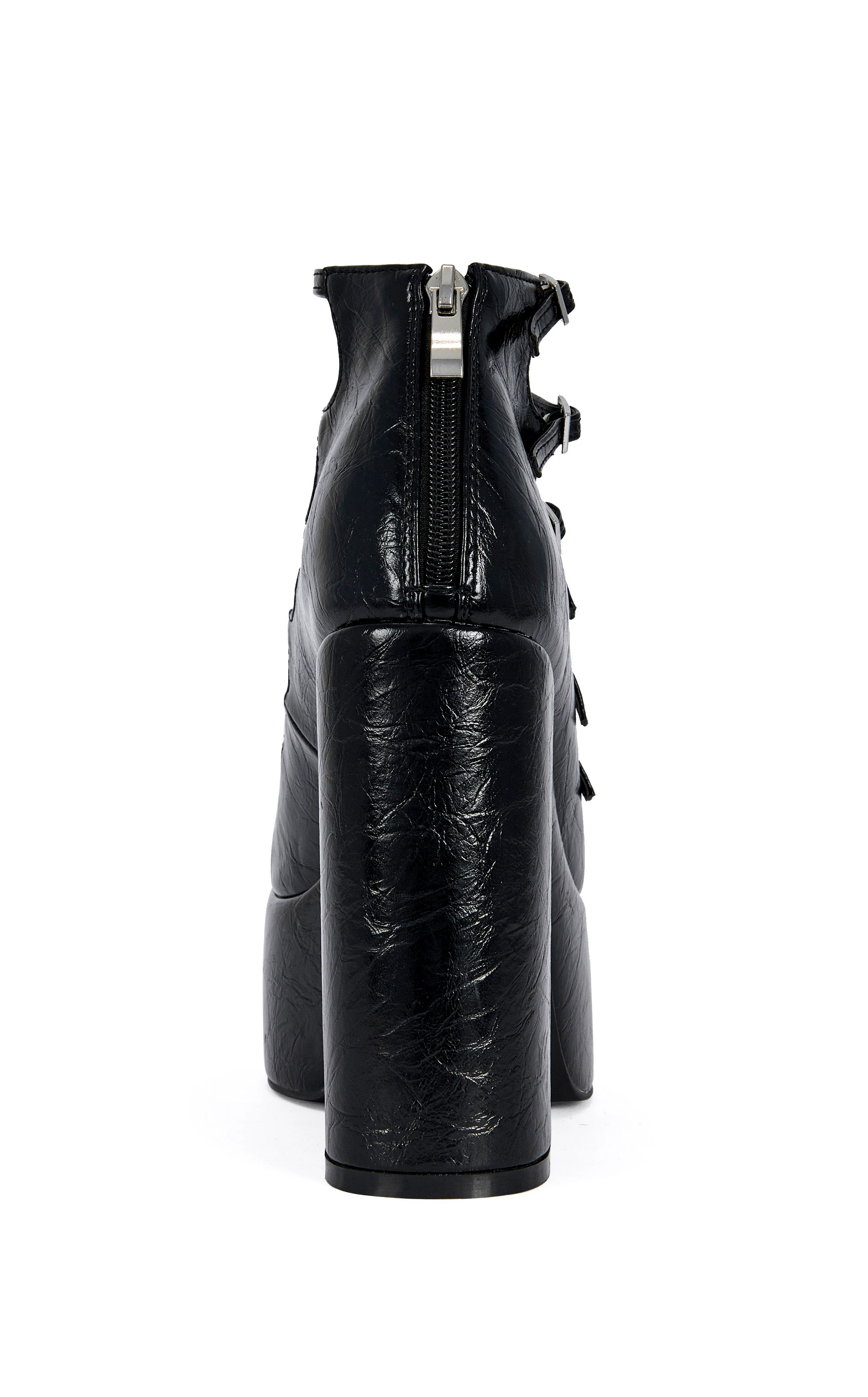 SMITTEN-BLACK STRAPPY PLATFORM PUMP - Image 4