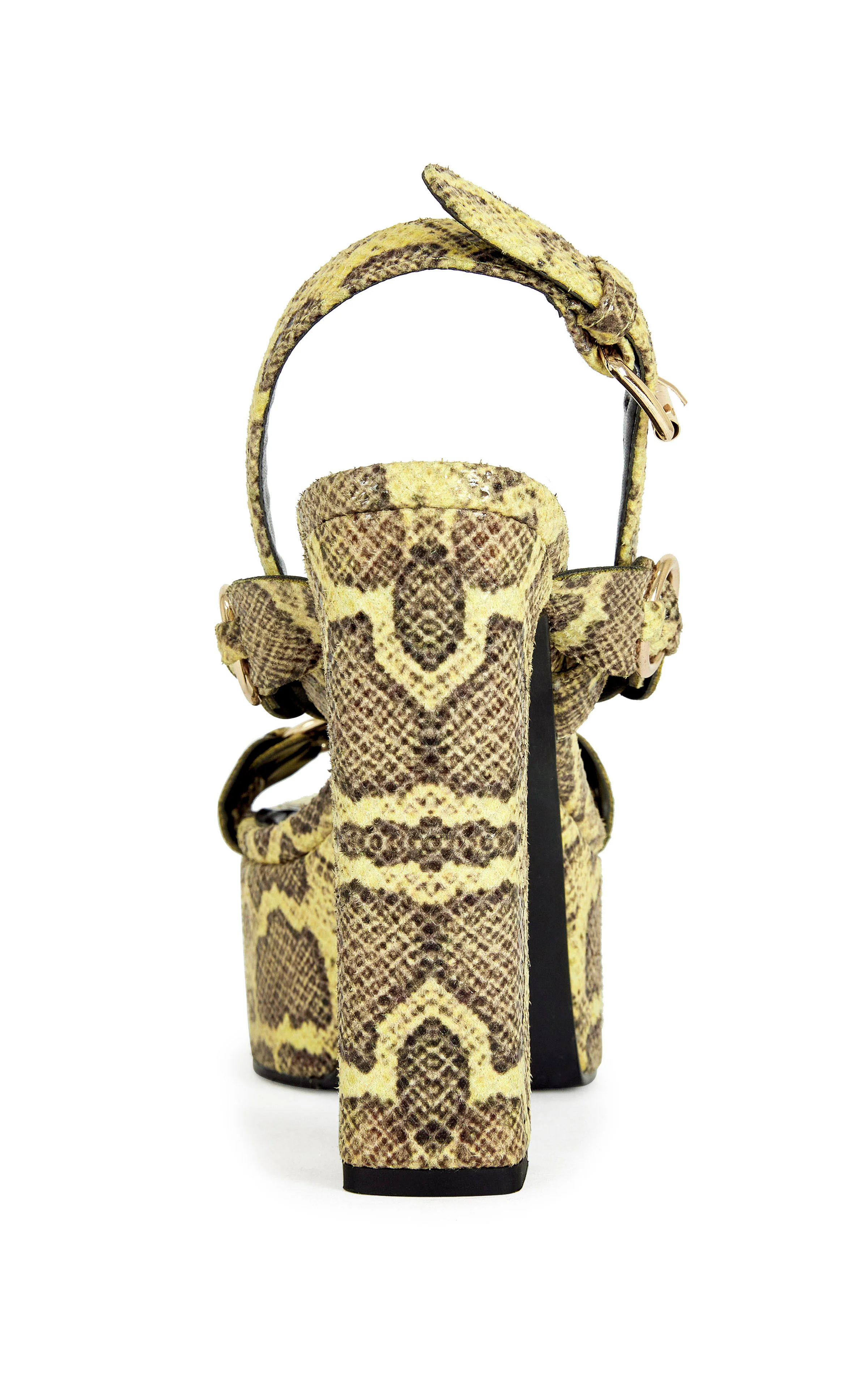 TARYNN-YELLOWSNAKE BLOCK SANDAL - Image 3