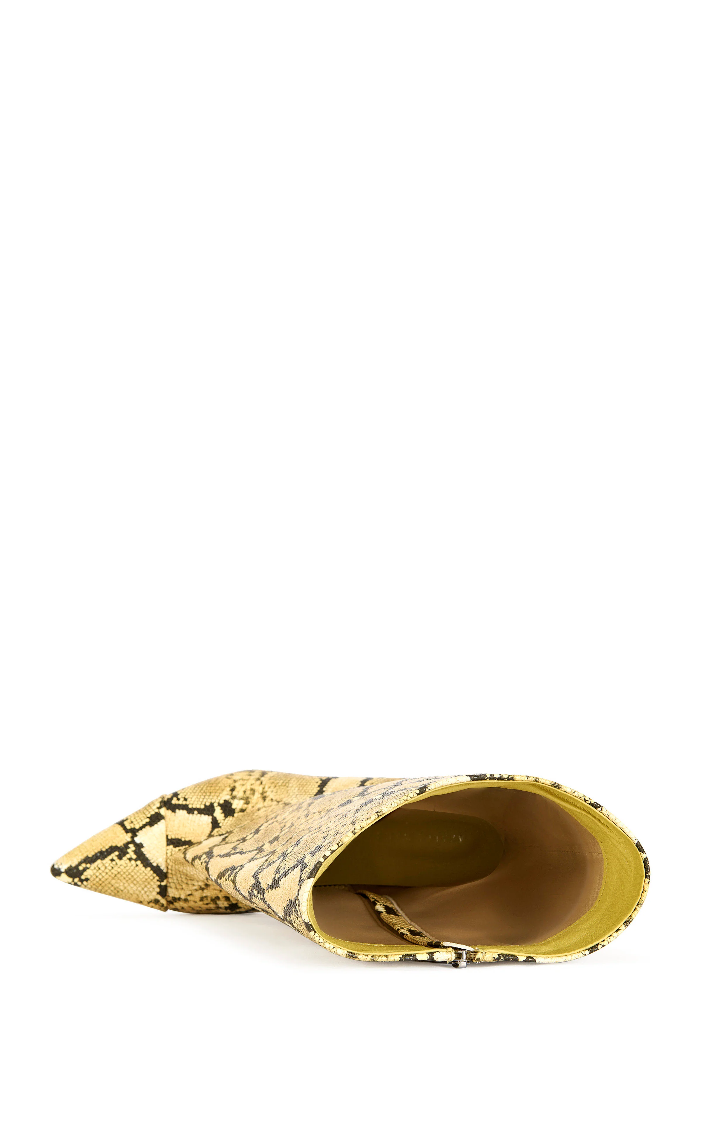 VINCI-YELLOWSNAKE WEDGE BOOTIE - Image 5