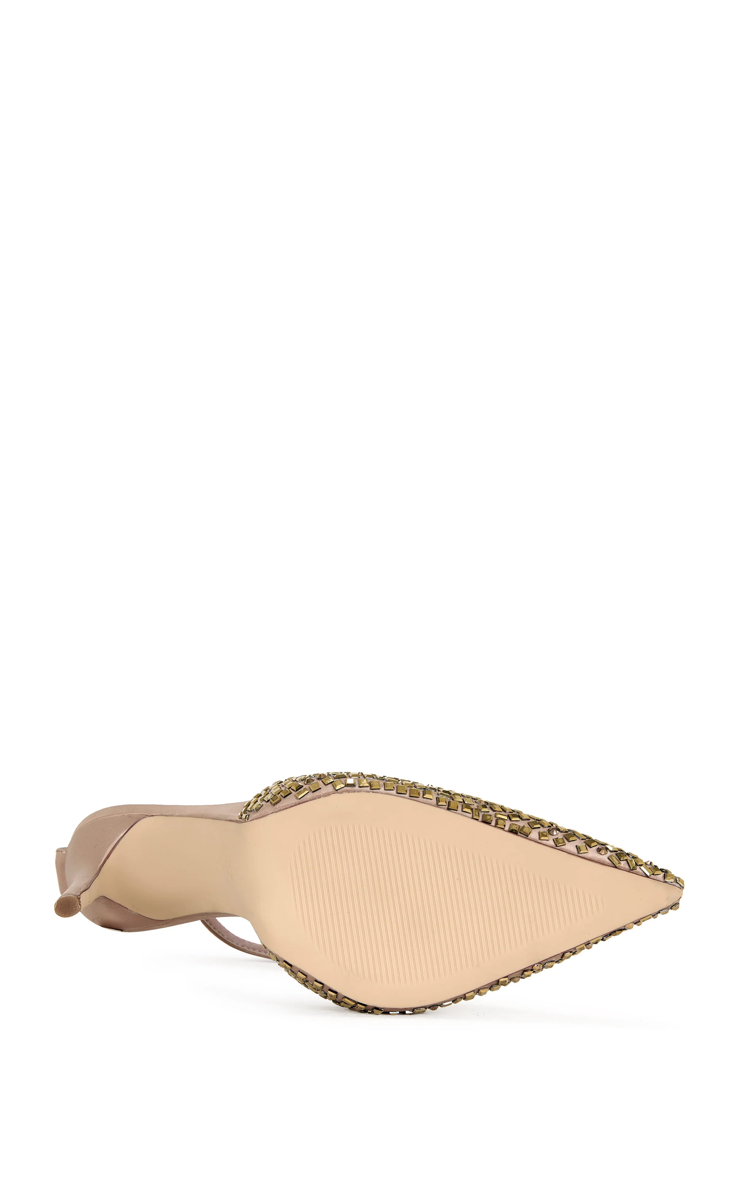 WARAIA-MOCHA RHINESTONE STILETTO PUMP - Image 5