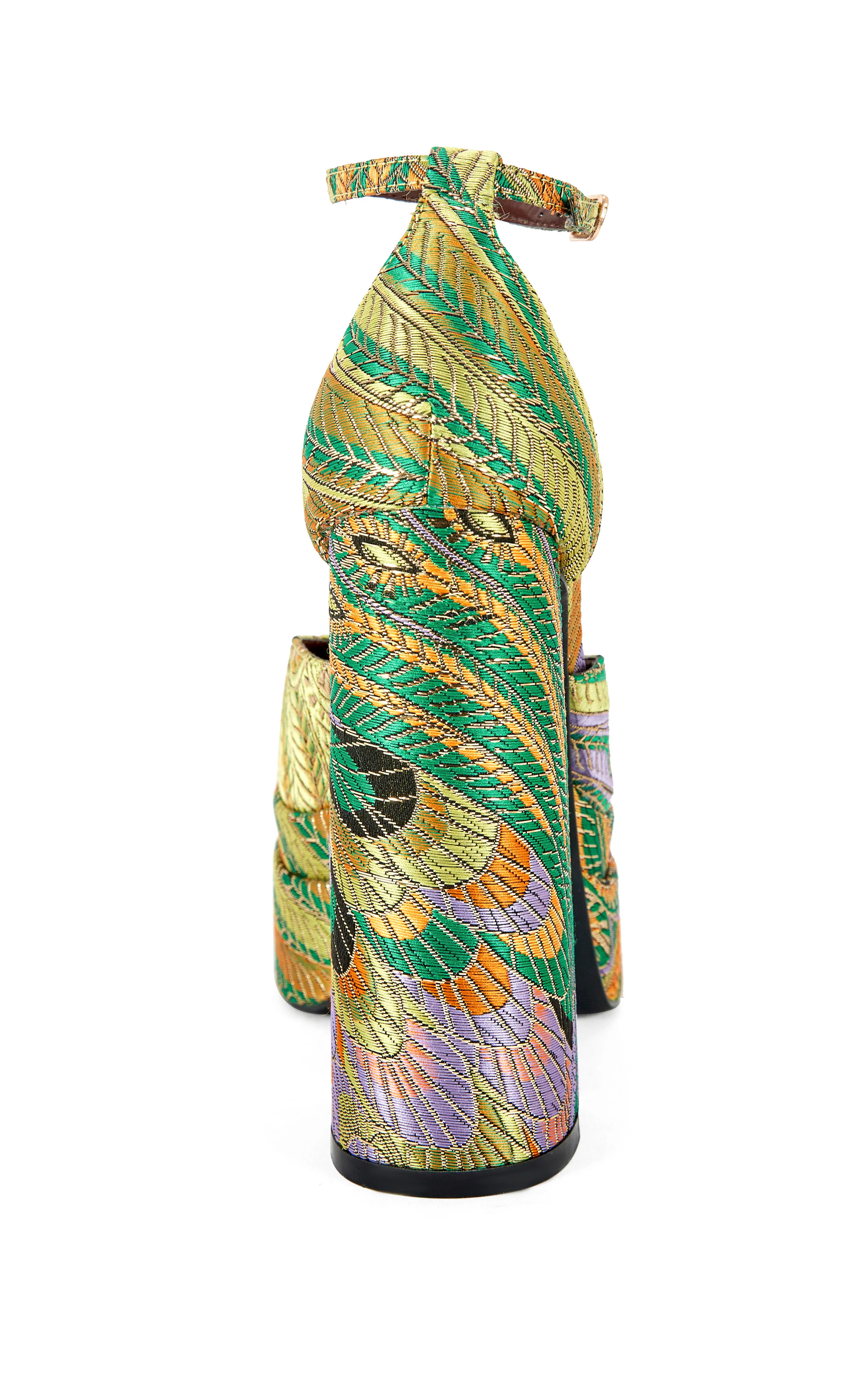 ZIPPHORA-GREEN PLATFORM MARYJANE PUMP - Image 3